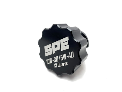 SPE 6.7L Powerstroke Billet Oil Cap- Fits 2011-2022 13qt