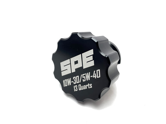 SPE 6.7L Powerstroke Billet Oil Cap- Fits 2011-2022 13qt