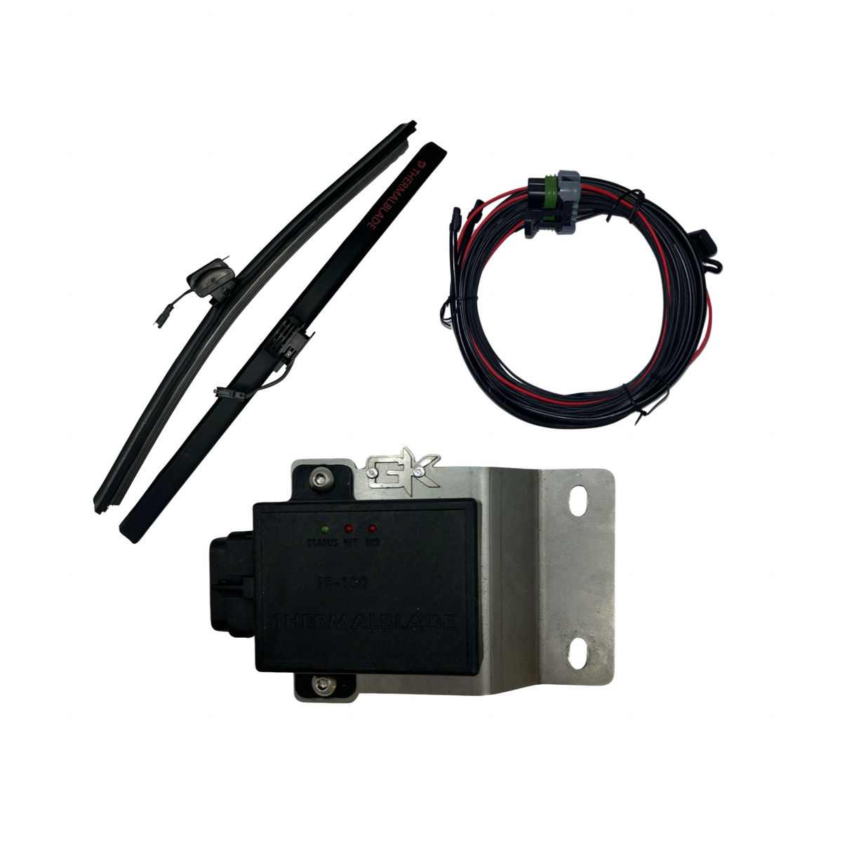 Toyota FJ80 Heated Wiper Blades with Installation Bracket