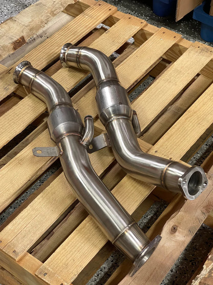 PLM Infiniti Q50 / Q60 VR30 Catted Full Downpipes Kit (2016–2023)