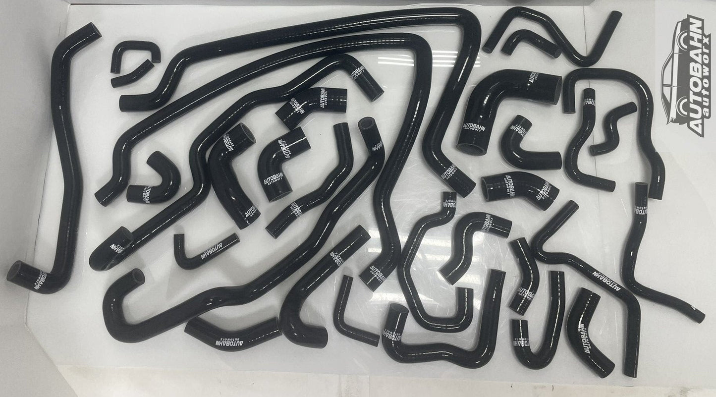Autobahn Autoworx VW Golf R32 MK4 3.2L VR6 2004 Manual Transmission Complete Silicone Coolant Hose Kit
