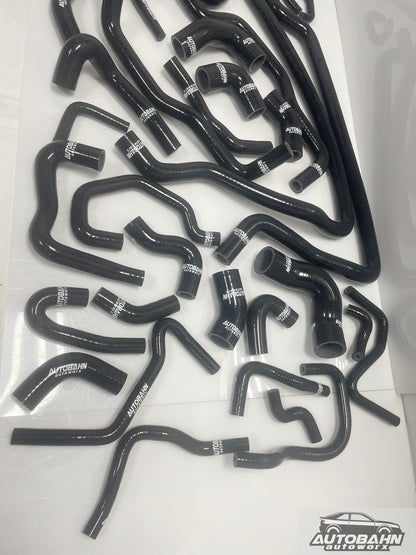 Autobahn Autoworx VW Golf R32 MK4 3.2L VR6 2004 Manual Transmission Complete Silicone Coolant Hose Kit