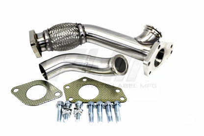 PLM Power Driven Subaru EWG Up-Pipe with Dump Tube – Supports 38mm or 40mm External Wastegate