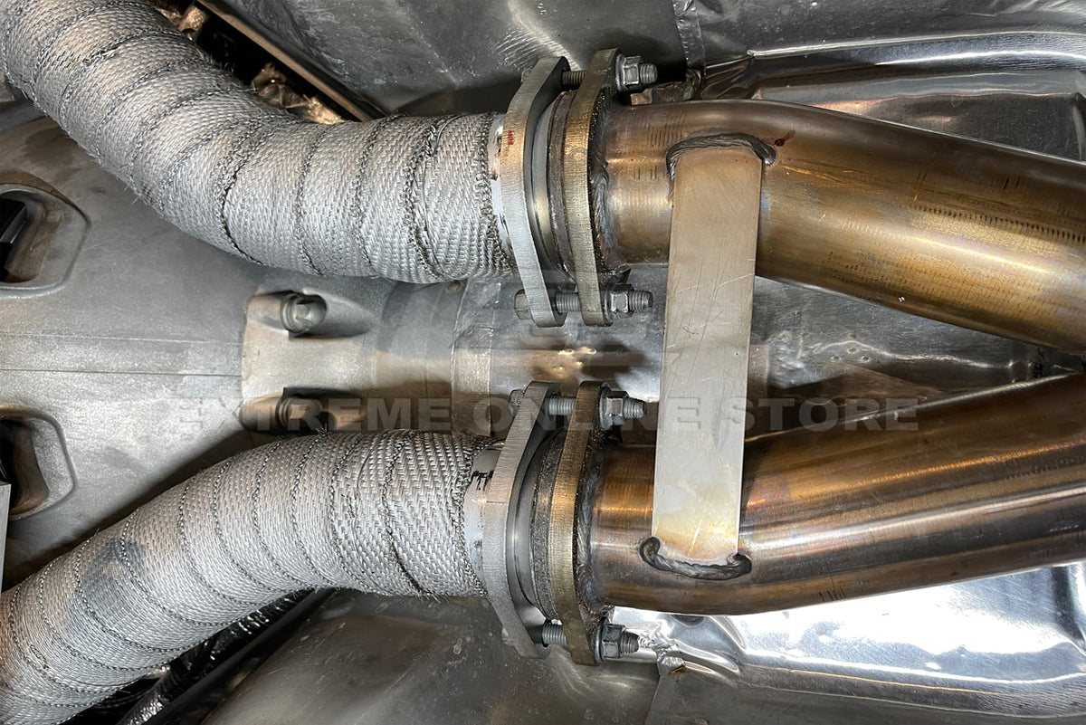 2014-2019 Chevrolet Corvette C7 6.2L 3" High Flow Cat Downpipe