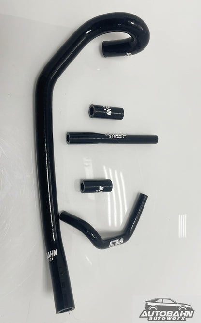 Autobahn Autoworx VW Golf Rabbit Jetta Scirocco Cabriolet MK1 1.8L 8V 1975-1993 ISV &amp; Breather Silicone Hose Kit