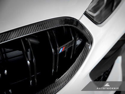 AutoTecknic Replacement Dry Carbon Grille Surround - BMW F9X M8