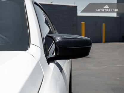 AutoTecknic Replacement Dry Carbon Mirror Covers - BMW F90 M5