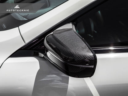 AutoTecknic Replacement Dry Carbon Mirror Covers - BMW F92 M8