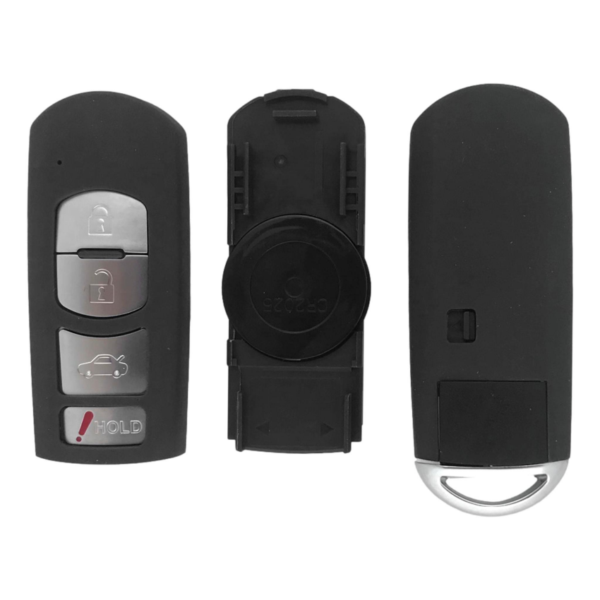 Mazda 4 Button Smart Key Replacement Shell