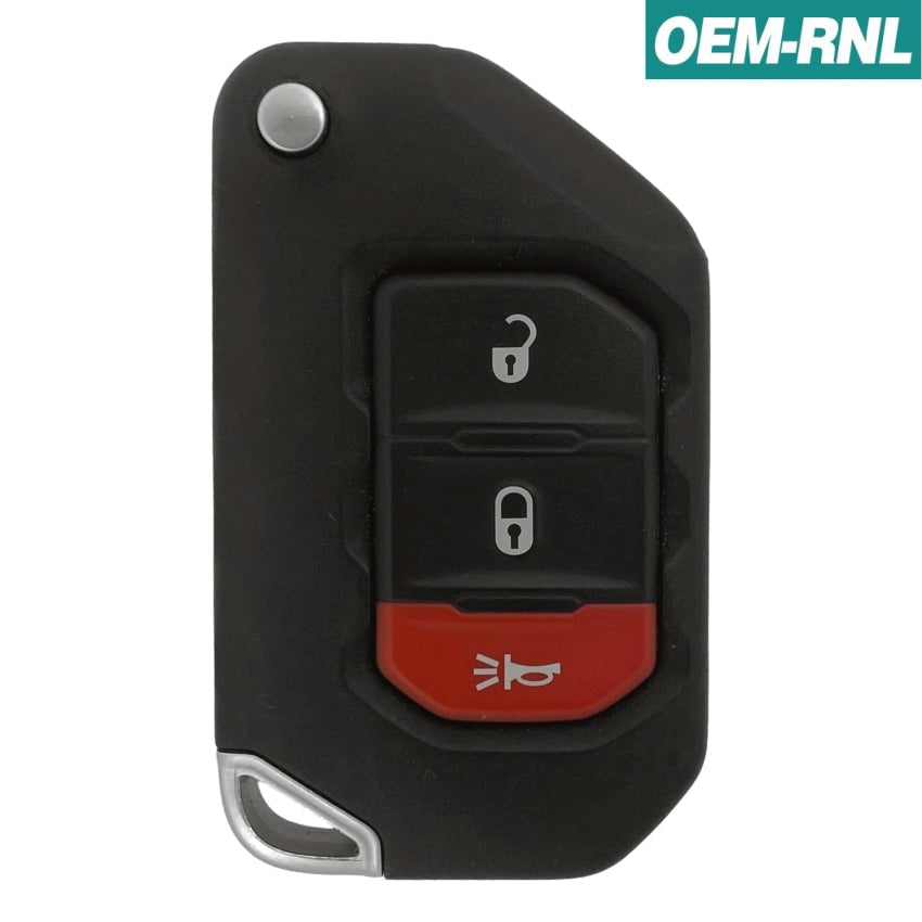 Jeep Gladiator / Wrangler 2018-2025 OEM 3 Button Proximity Flip Key OHT1130261