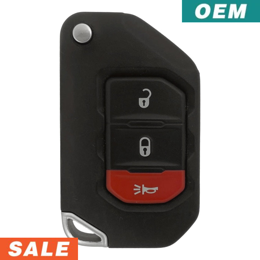 Jeep Gladiator / Wrangler 2018-2025 OEM 3 Button Proximity Flip Key OHT1130261