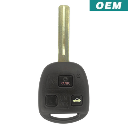 Lexus ES330 LS430 2001-2008 OEM 3 Button Remote Head Key HYQ12BBT