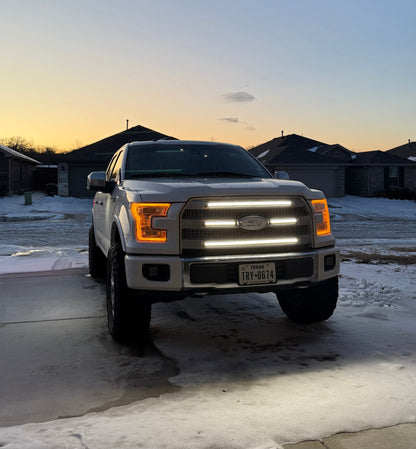 2015-2017 Ford F150 LED “Ghost” Grille Light Kit – Platinum, 6500 K White, IP67 Waterproof