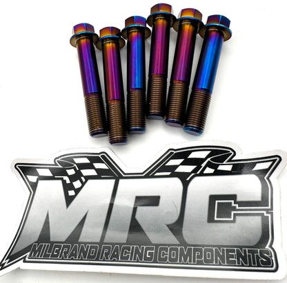 MRC Racing Components Raw Titanium Transmission to Engine Bolt Kit B/D Series
