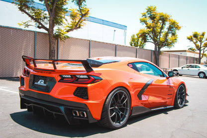 Chevrolet Corvette C8 Carbon Fiber License Plate Backing