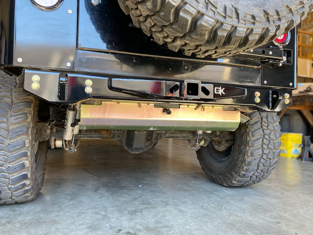 Rear Diamond Series Stubby Bumper for Jeep TJ/YJ Wrangler