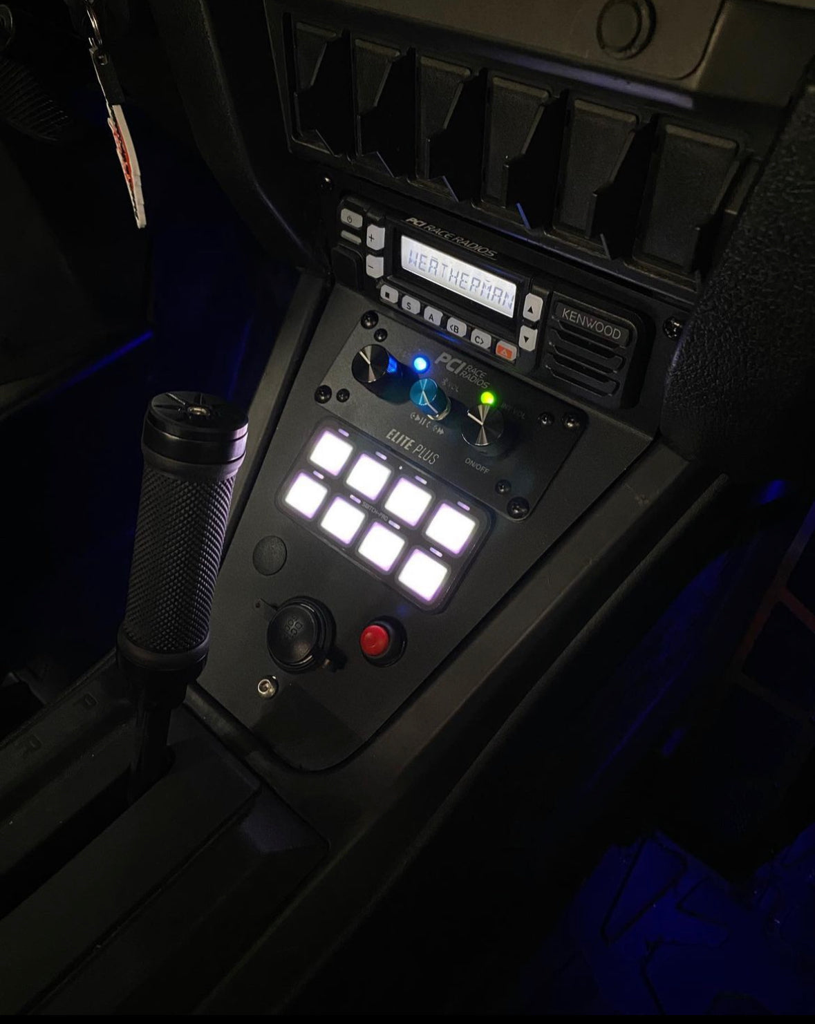 Polaris RZR Pro R Short Console – PCI Radios + Switch-Pros Mount (2020–2024)