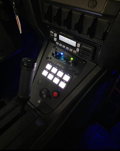 Polaris RZR Pro R Short Console – PCI Radios + Switch-Pros Mount (2020–2024)