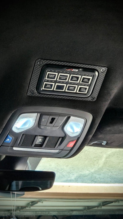 Universal UTV & Truck Switch Panel Mount – Fits Auxbeam, GG Lighting, Infinite Offroad & More