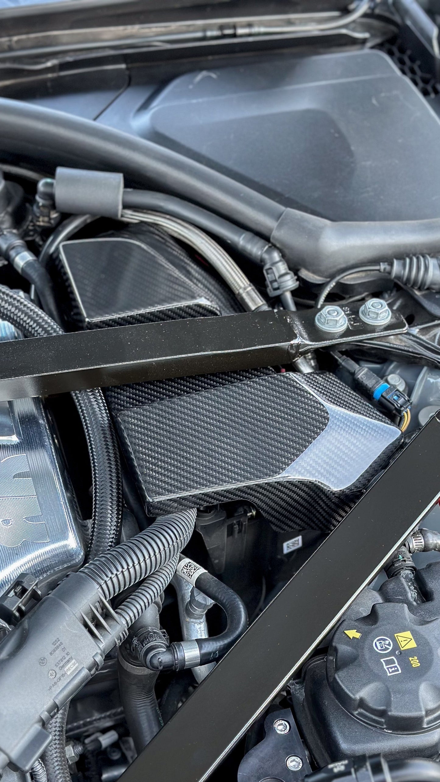 Performance V1 Carbon Fiber S58 Battery Terminal Cover - G80 M3 | G82 / G83 M4 | G87 M2
