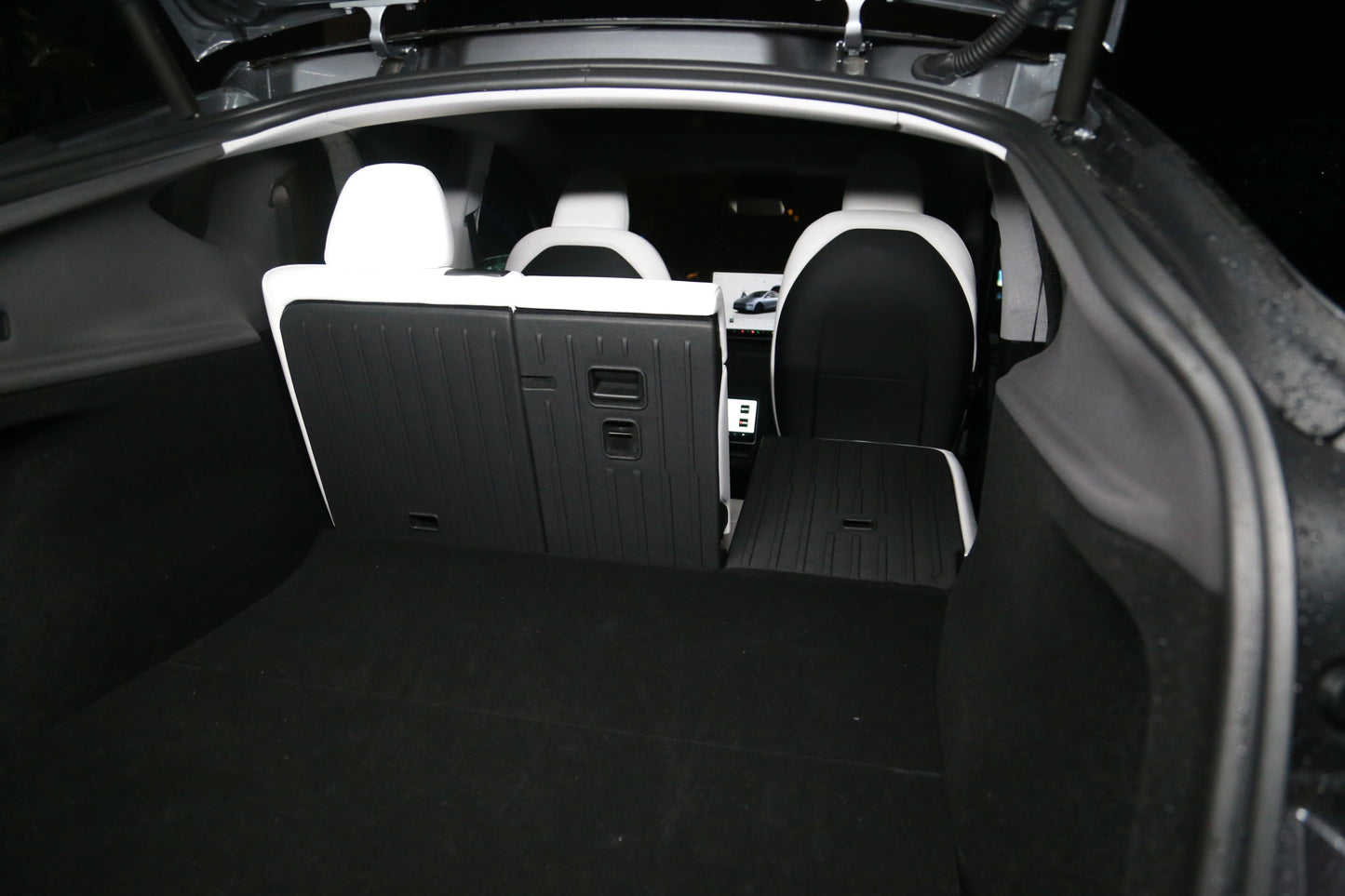 LinerX Second Row Seats Back Cover Mats for 2025-2027 Tesla Model Y (Juniper)