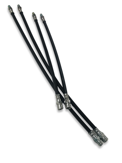 PMB Performance DirectFit Rubber Brake Lines - Set of 4 - 1950-59 Porsche 356A