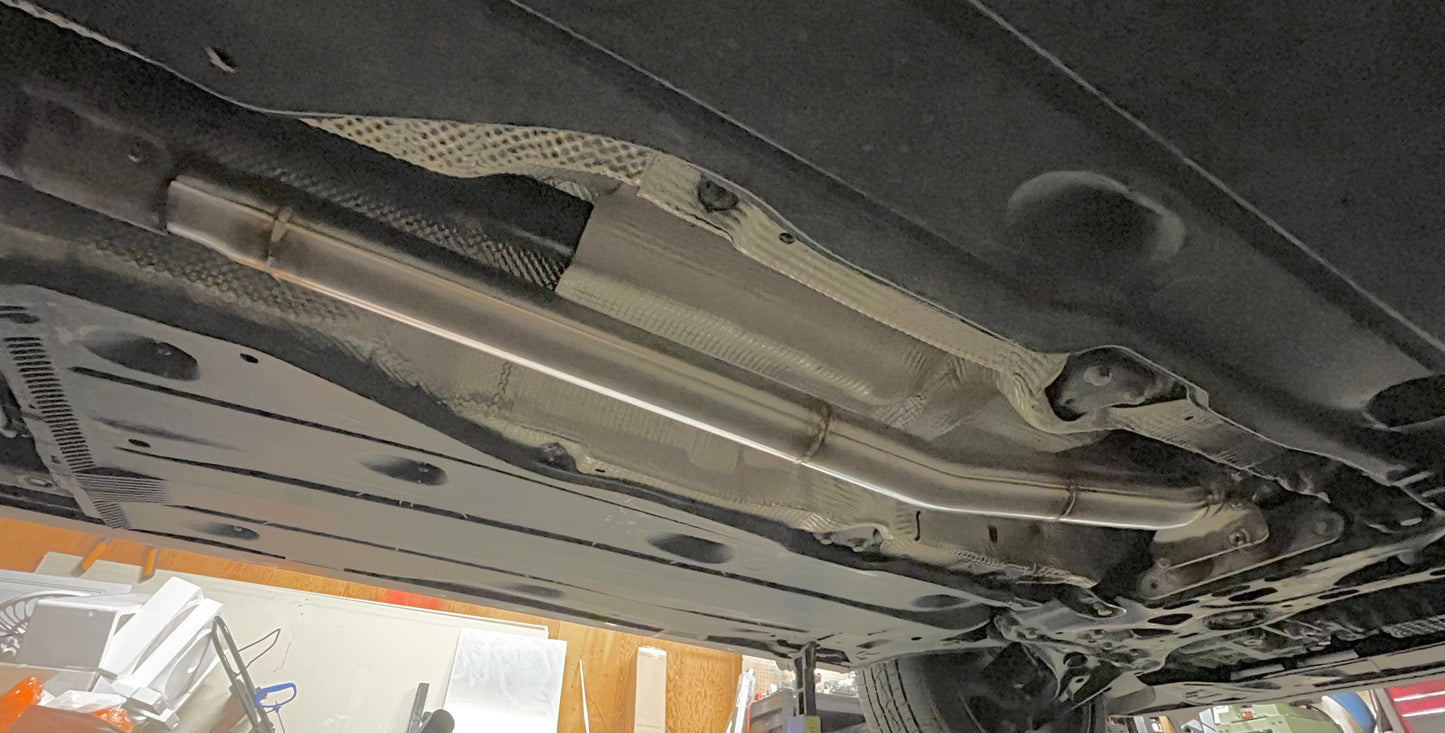CCdesign 3.5" GESi Catted Downpipe MK7/7.5 VW Golf R & 8V/8S Audi A3/S3 AWD