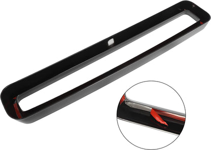 1 Set Black Front Grill Grille Inserts Guards Cover Trim for Dodge Challenger 2015-2022