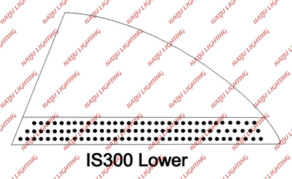 Lexus IS300 led panels