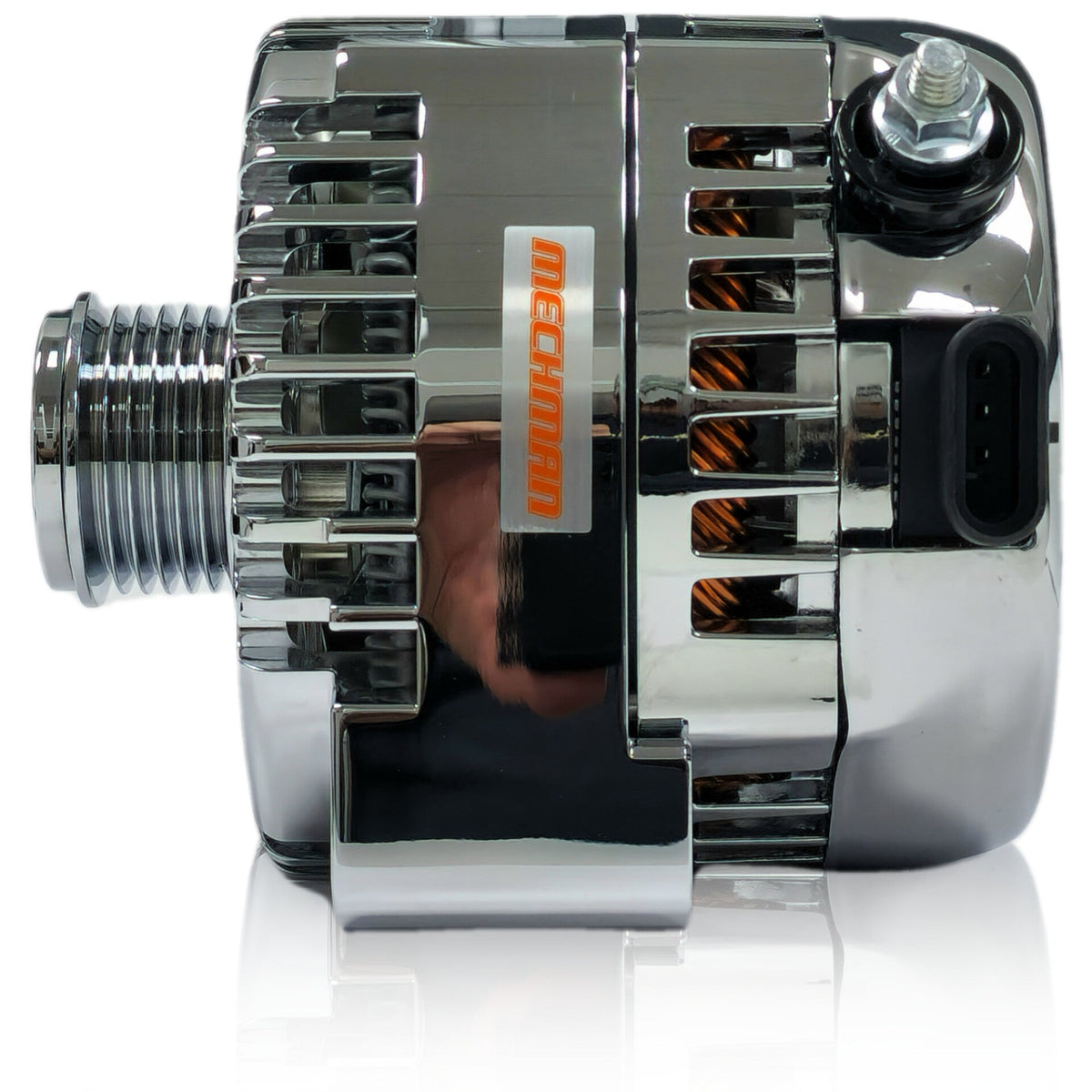Mechman 240 Amp Billet Racing Alternator 1987-1995 GM Truck / SUV - Polished