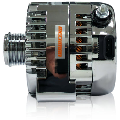 Mechman 240 Amp Billet Racing Alternator 1987-1995 GM Truck / SUV - Polished