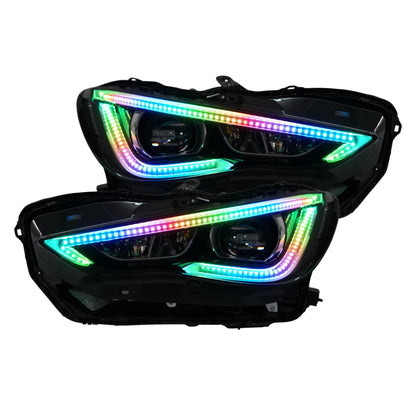 Infiniti Q60 DRL Boards (Multicolor Flow) 2016-2022
