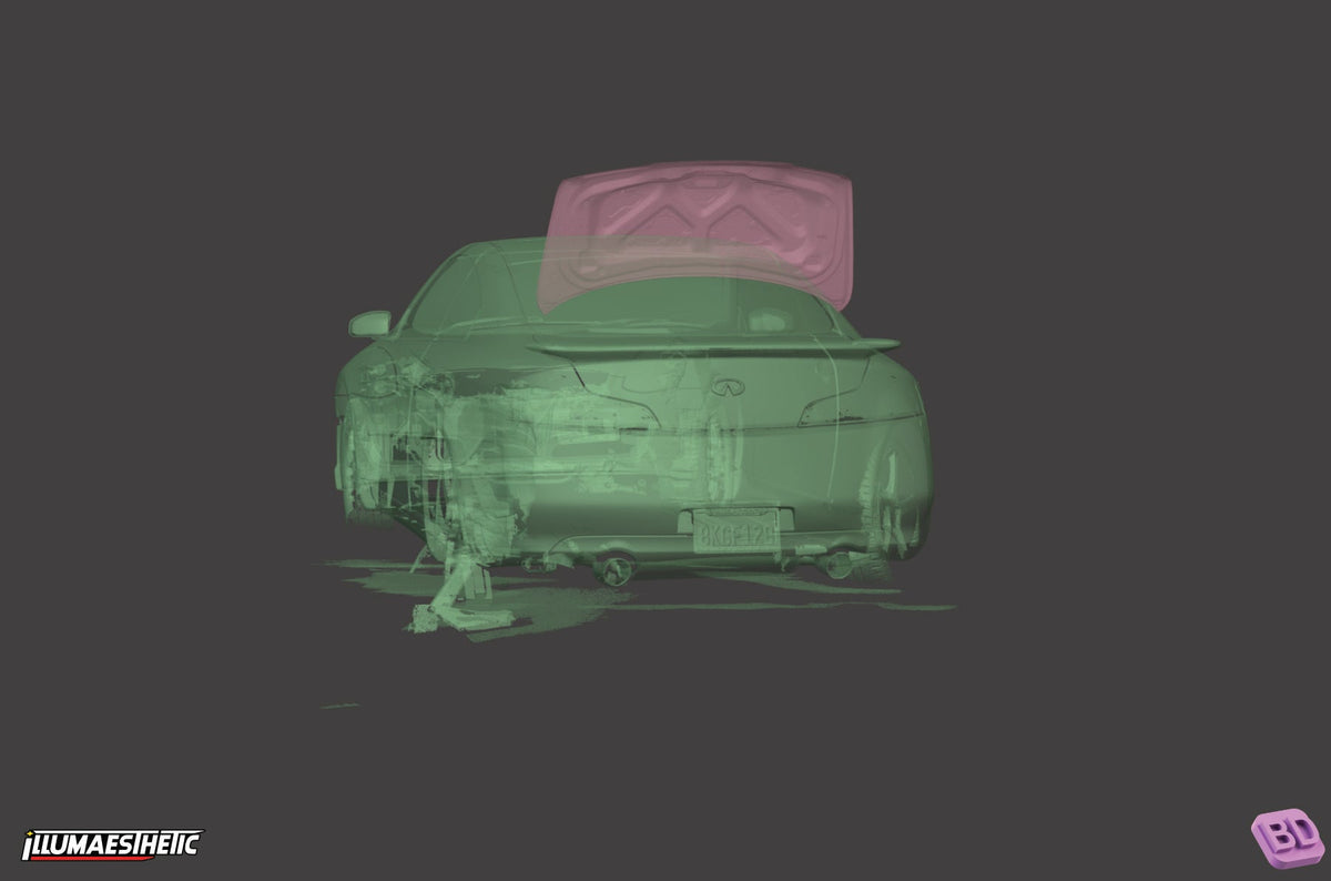 Infiniti G35 Coupe (V35) 3D Scan (2003-2007)