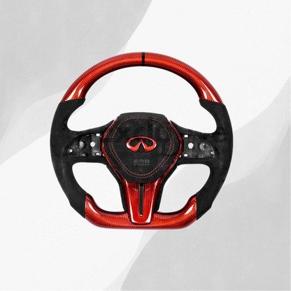 2017-2020  Infiniti Q50 Q60 Custom Steering Wheel by Exclusive Steering
