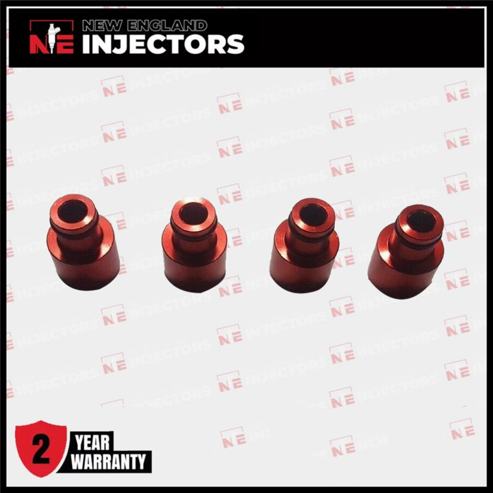 4 RDX Injector Hats For B/D/H Honda Civic Acura Integra D15 D16 B16 B18 Red