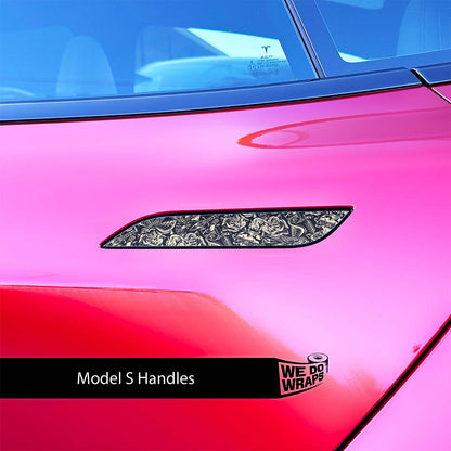 Ink & Elegance Art Tesla Door Handle Decals (4pcs)