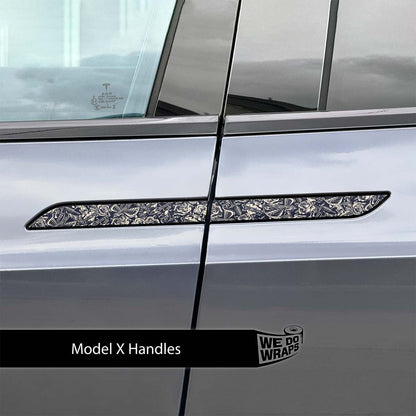 Ink & Elegance Art Tesla Door Handle Decals (4pcs)