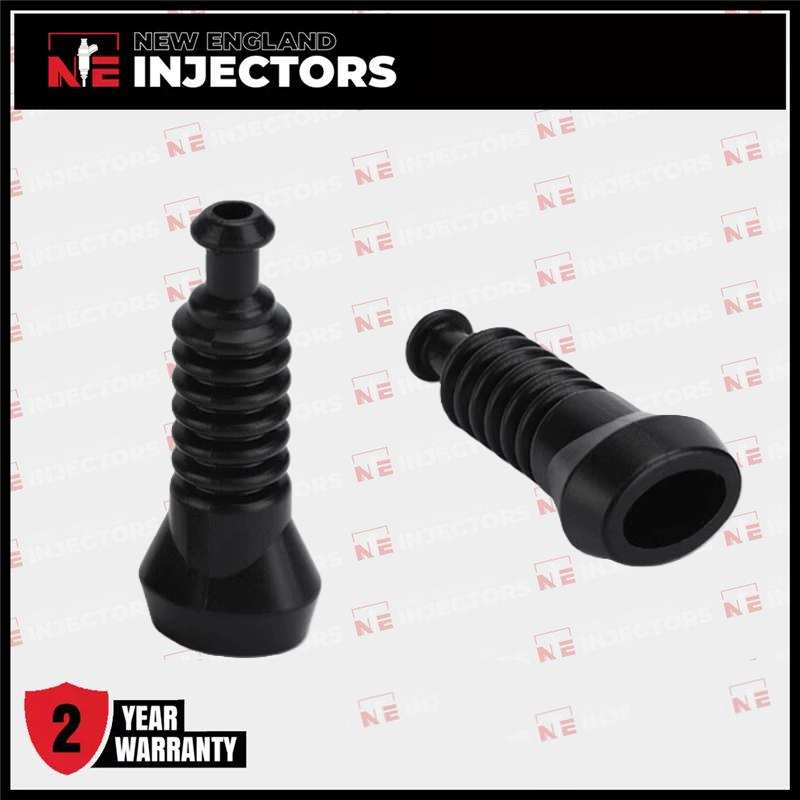 2 Pin EV1 Fuel Injector Connector Silicone Boot - Waterproof Plug - Set of 2