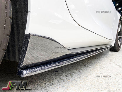 [JPMCarbon] MX Style Carbon Fiber Side Skirt Expansion Lips For 2019-2026 Toyota GR Supra A90 A91