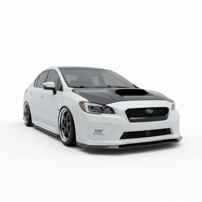 JDMuscle [15-17 WRX/STI] Fog Light Covers-Gloss Black/Paint Matched