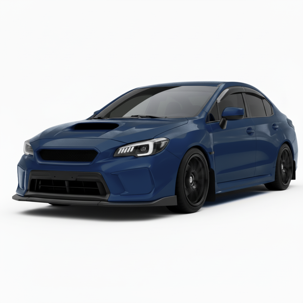JDMuscle [18-21-WRX/STI] Fog Light Covers - Paint Matched / Gloss Black
