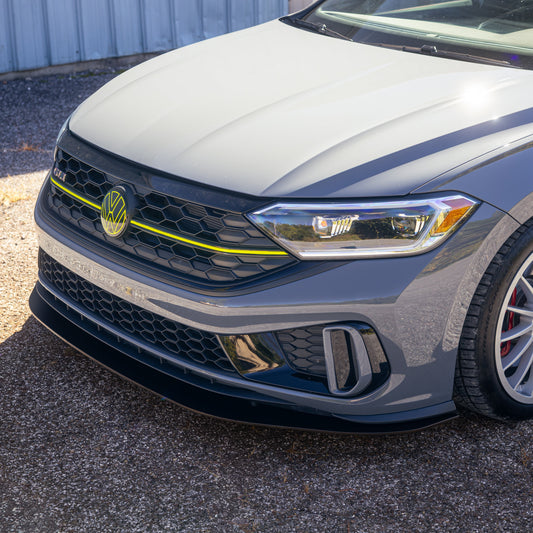 Front Lip for MK7/ MK7.5 / MK7.75 Jetta & GLI (2019-2025) includes facelift - bumper mounted splitter