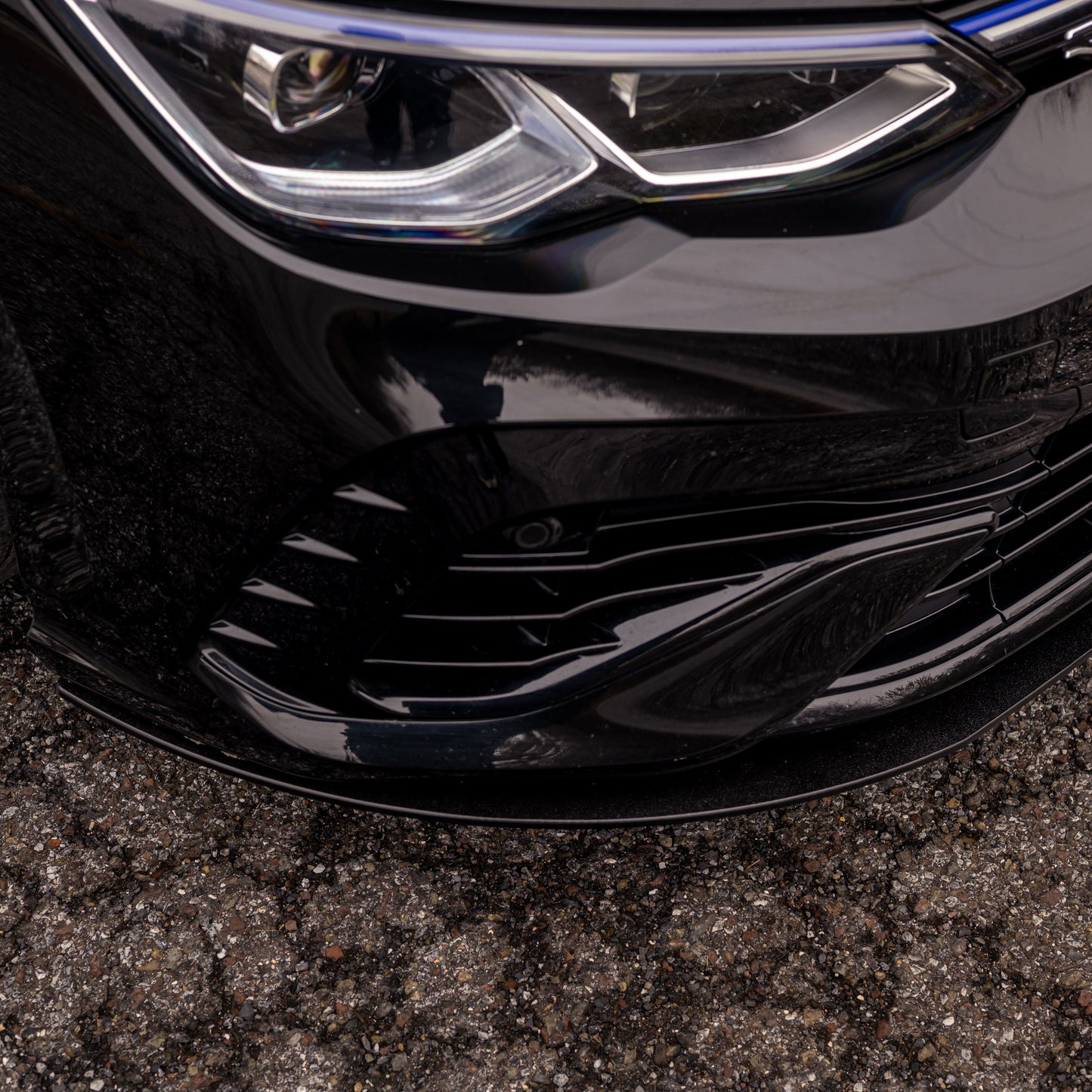 Front Lip for MK8 Golf R (2022-2024) - bumper mounted splitter