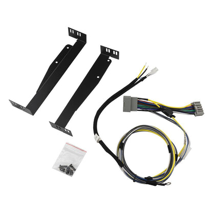 SQ 8" Under Seat Amplified Subwoofer with Plug and Play Harness for JK and JKU Jeeps.