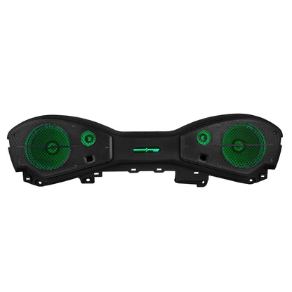 Jeep JL/JLU/JT 2024–2025 Overhead Sound Bar – Loaded with Digital LED Lights, Plug & Play