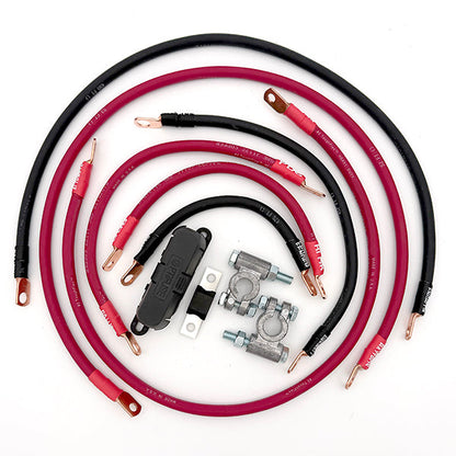 Jeep Comanche MJ Big 7 Battery Cable Kit (1987-1992)