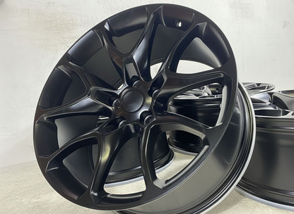 JP3 22x9.5 5x127 +35 71.5 Matte Black