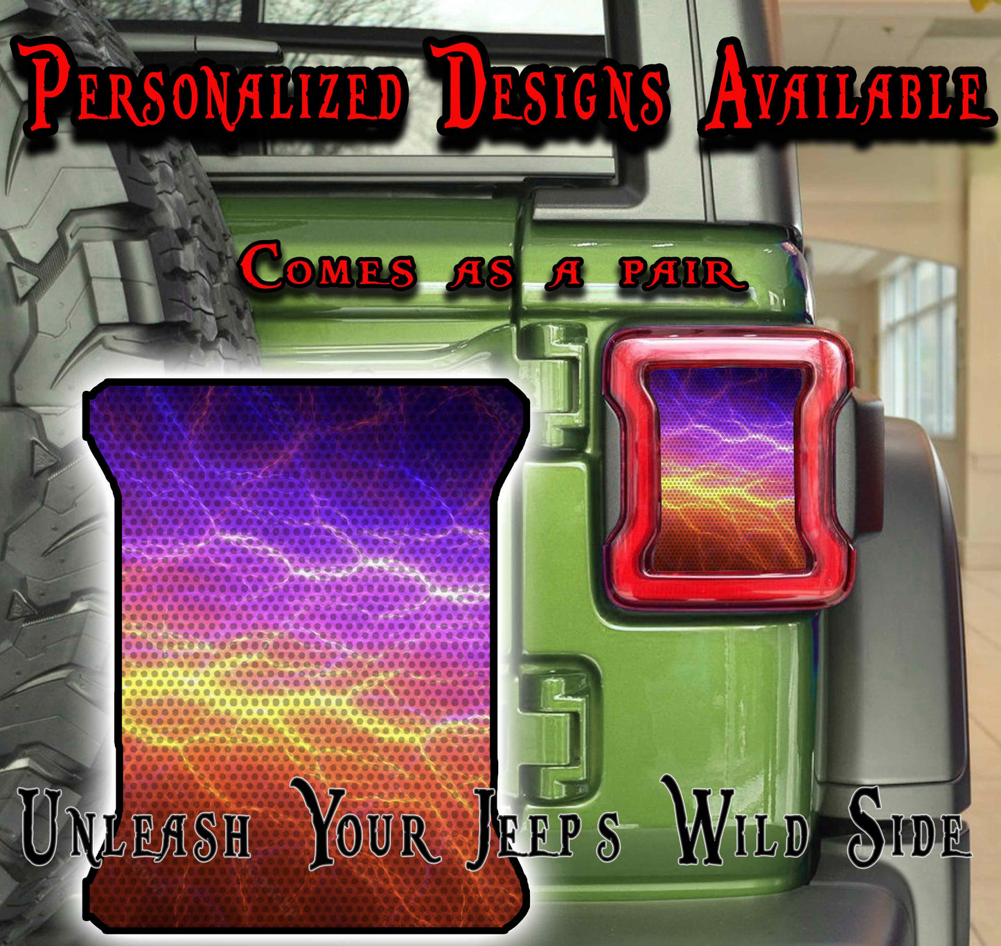 Lighting Taillight cover decal 82