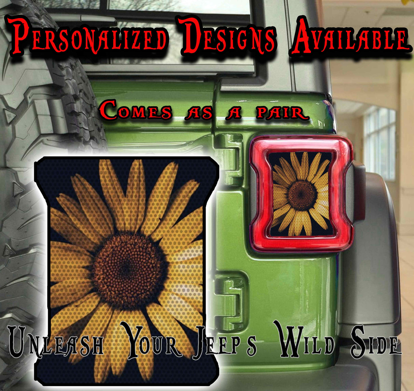Daisy Taillight cover decal 38