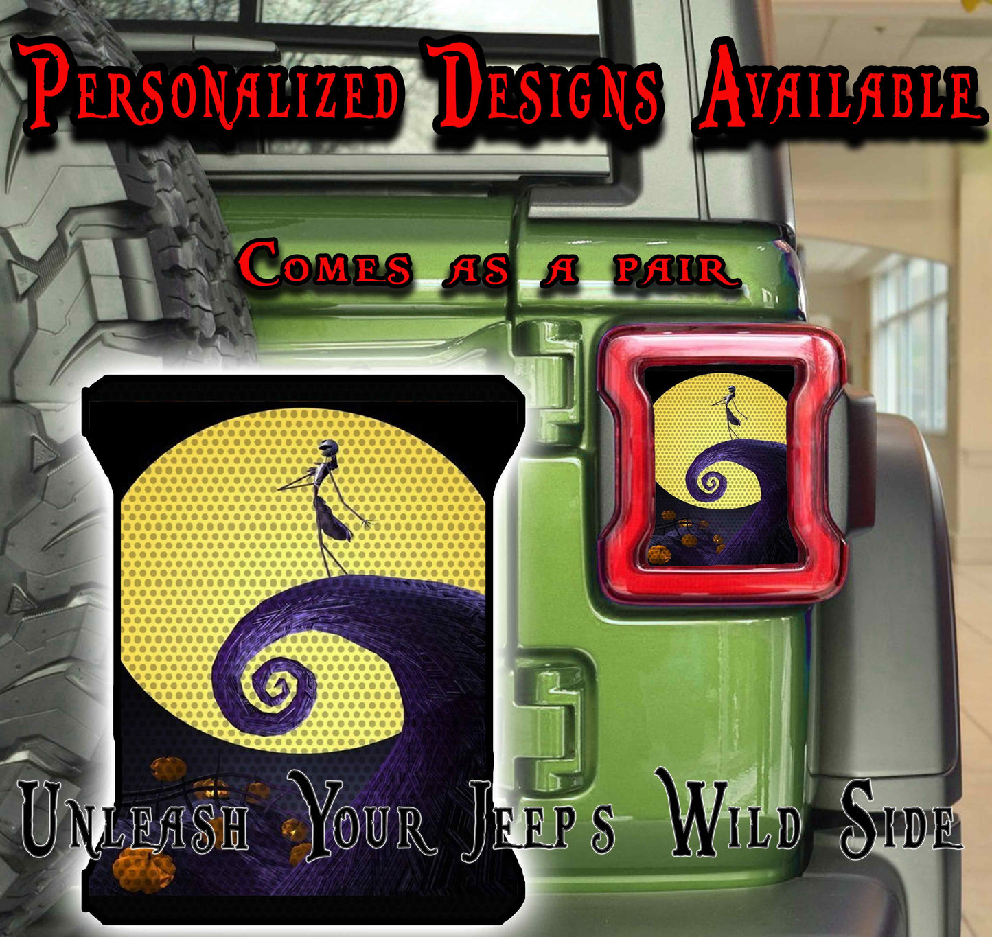 Jack taillights cover decal 18